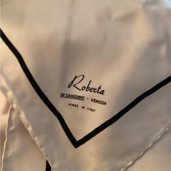 Vintage 1960s Roberta di Camerino Geometric Pattern Scarf 66X16 - Picture 2 of 7